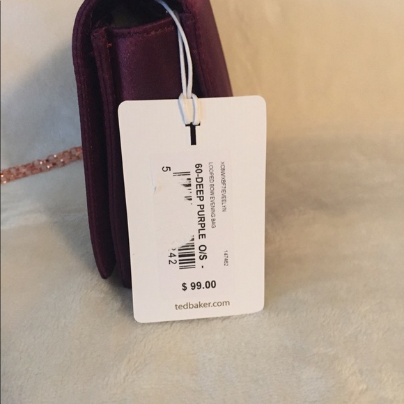 Ted Baker London Eveelyn Bow Satin Evening Bag - Picture 6 of 11